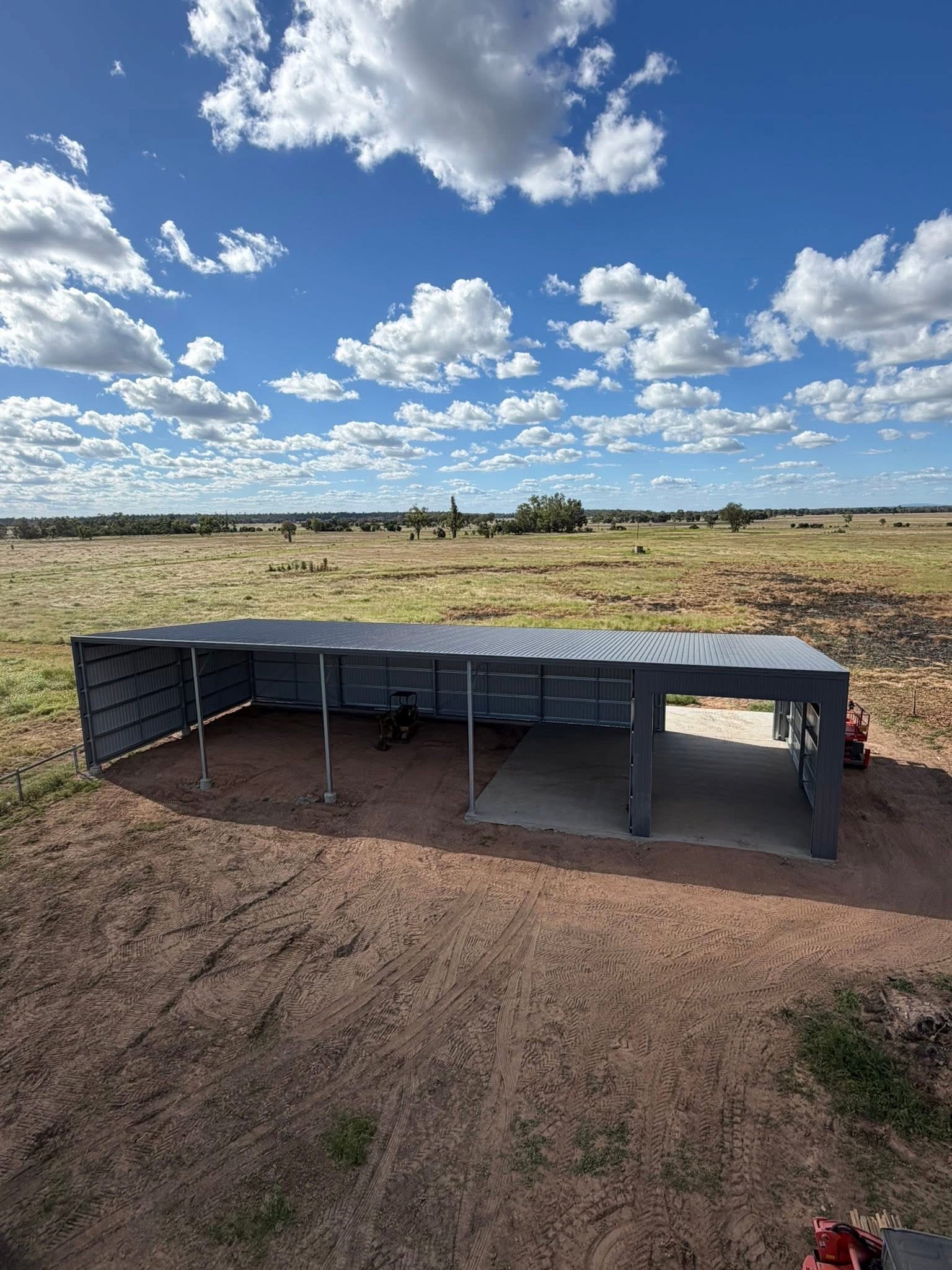 30m x 12m Shed Installed in Baralaba